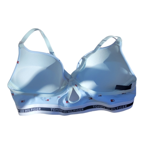 Tommy Hilfiger Women's Light Blue Racerback Micro Push-up Bra Size 34B - Picture 2 of 4